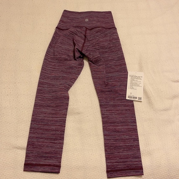 Lululemon Wunder Under Crop HR size 2 - Picture 5 of 9